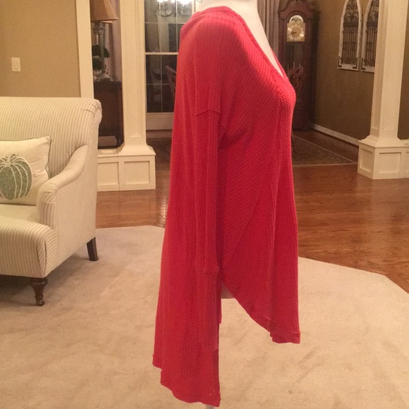 Free People Malibu Poppy Red Top - Picture 4 of 8